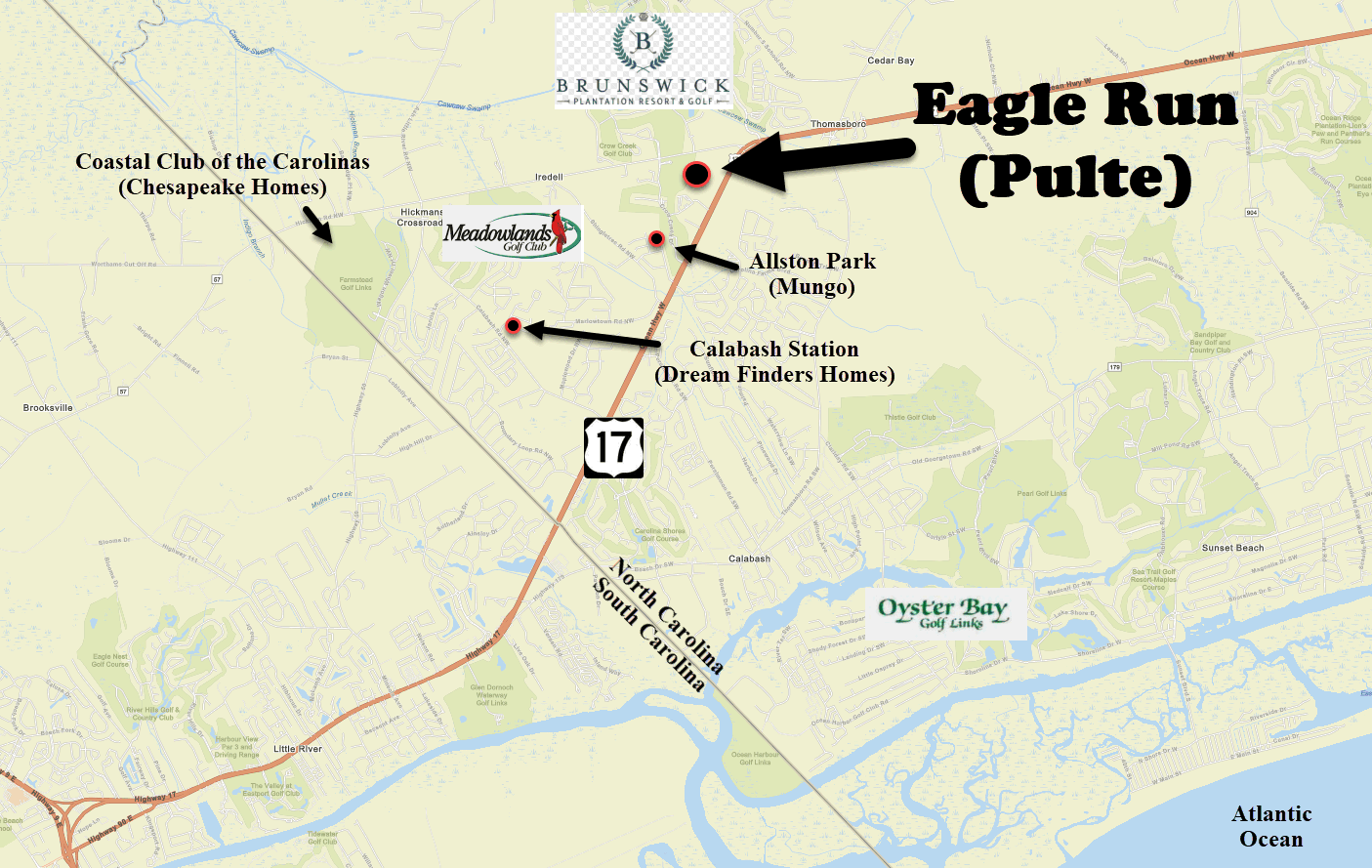 Eagle Run by Pulte in Carolina Shores