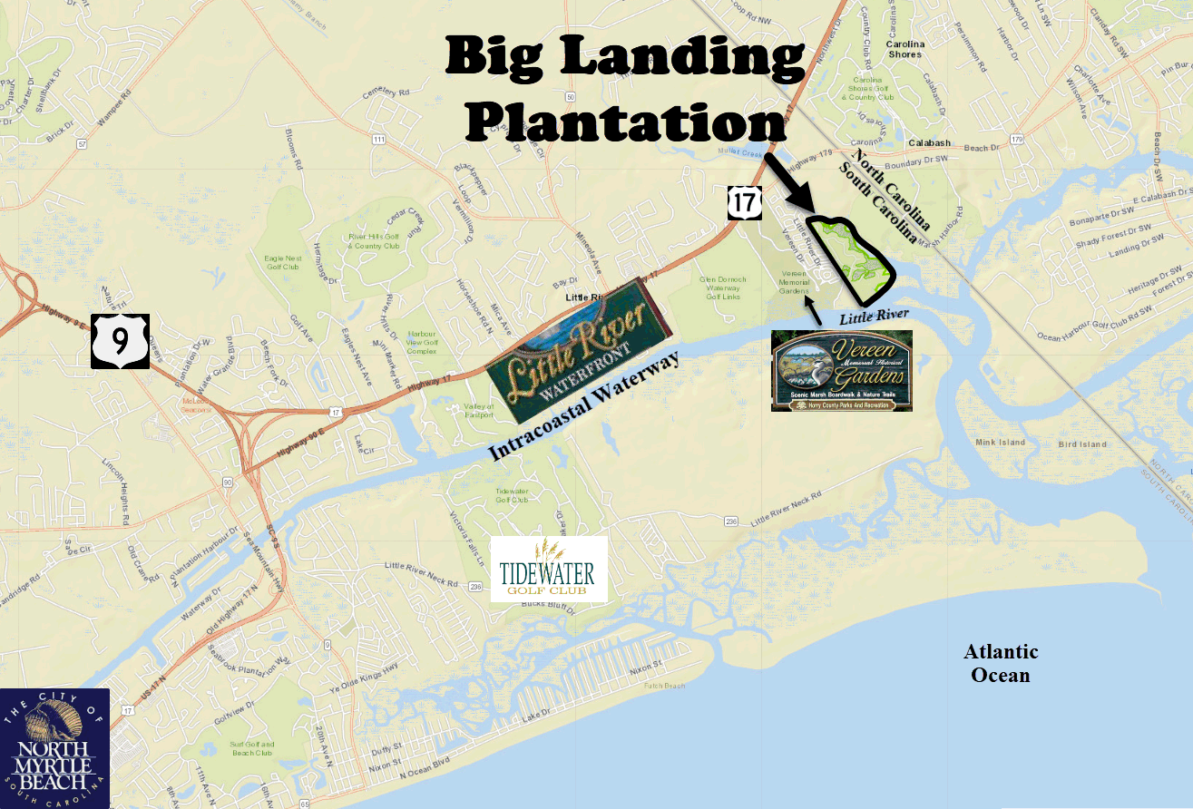 Big Landing Plantation new home community in Little River