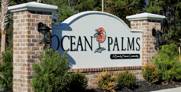 Ocean Palms new home community in Surfside