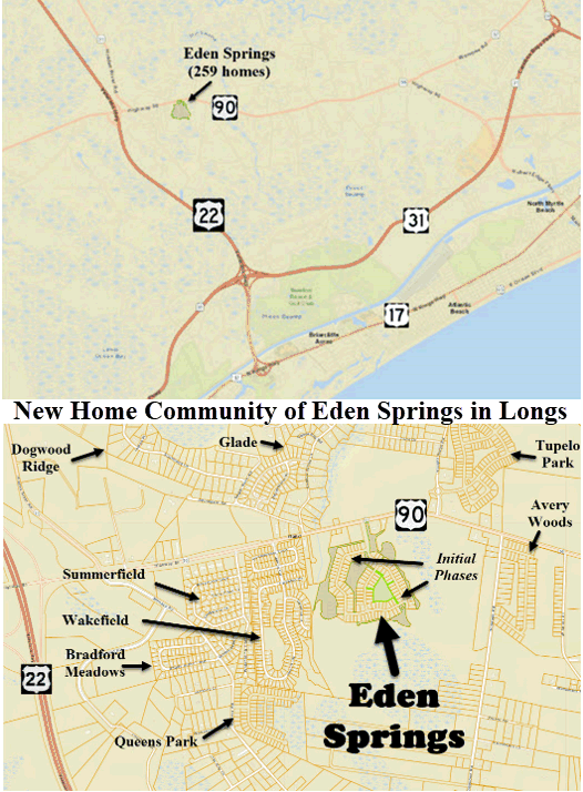 Eden Springs new home community in Longs by D. R. Horton