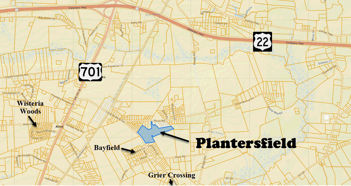 Plantersfield new home community in Conway