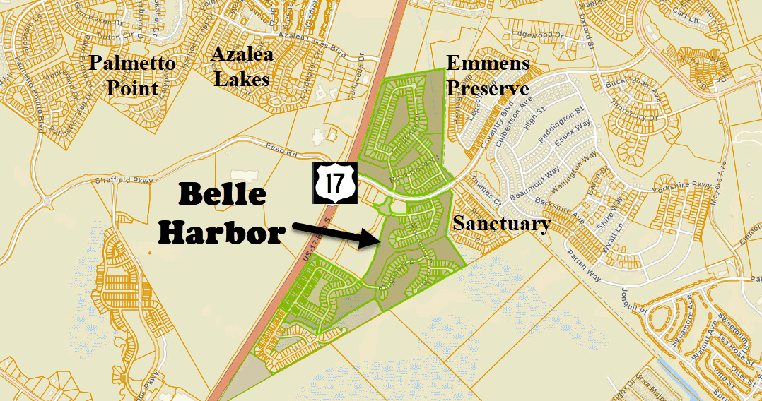 Belle Harbor new home community in Myrtle Beach
