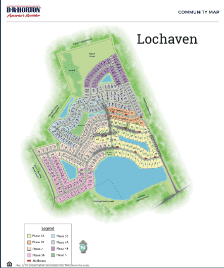 New construction in Lochaven in Conway