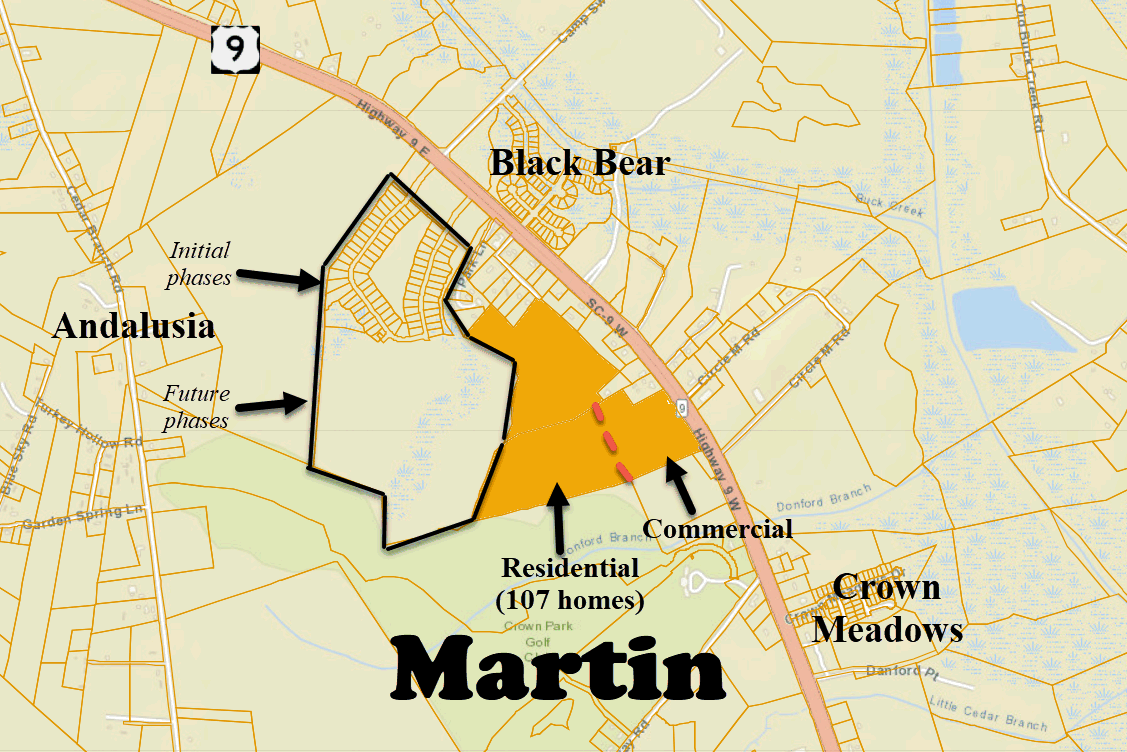 New home community in Longs, SC