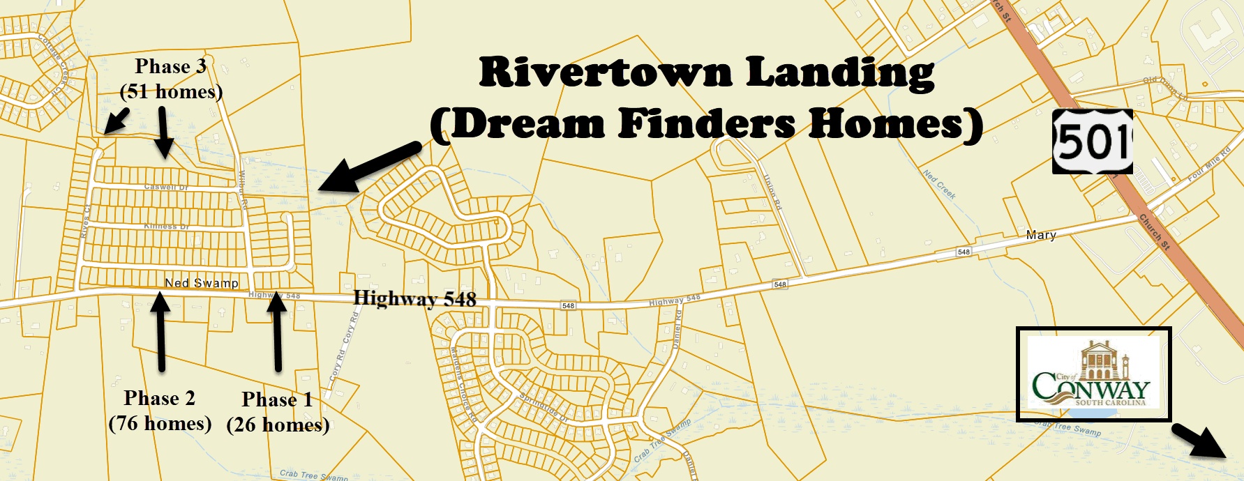Rivertown Landing in Conway by Dream Finders Homes