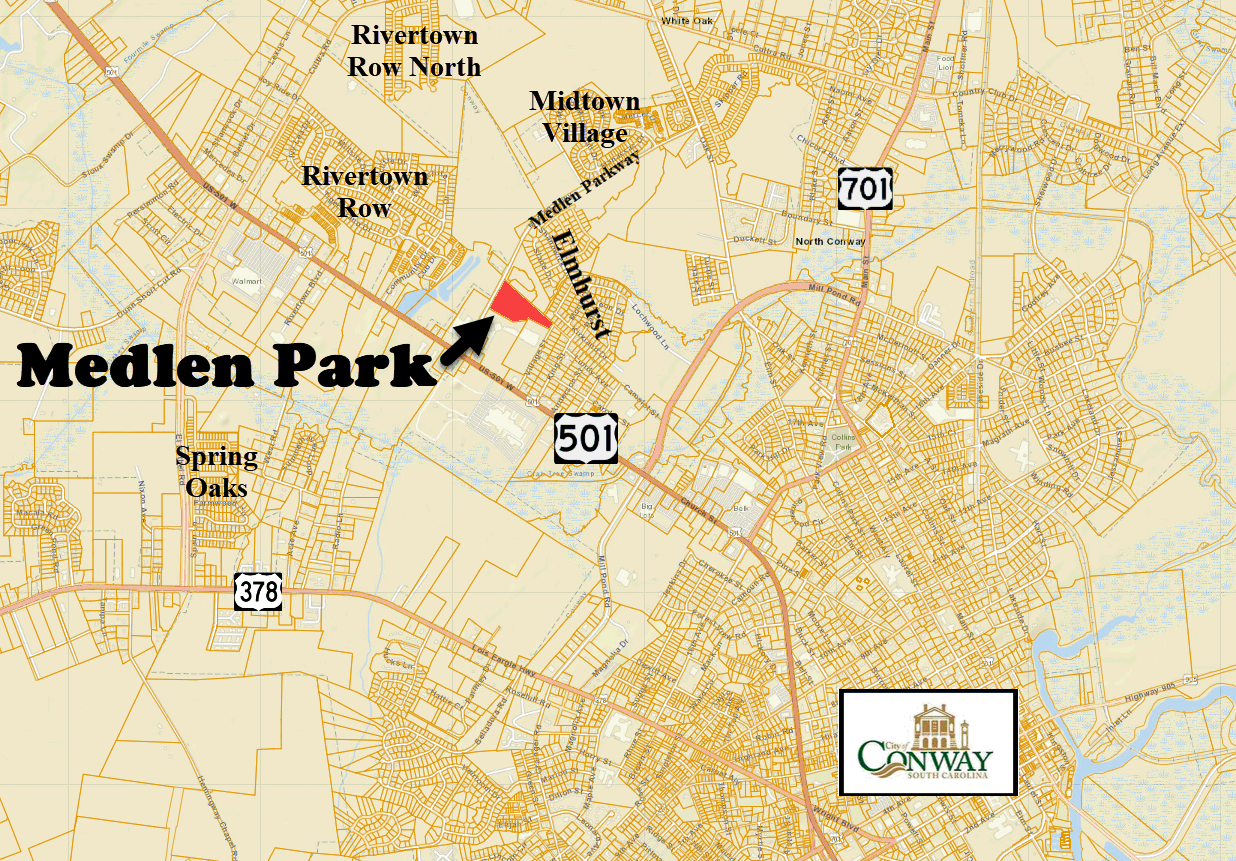 Medlen Park townhome community in Conway