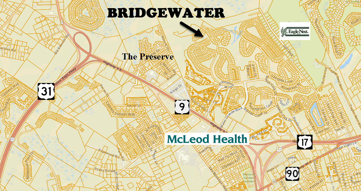 Bridgewater new home community in Little River