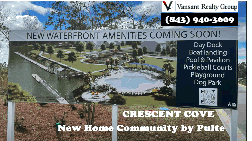 New home community of Crescent Cove by Pulte