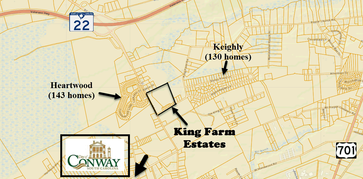 King Farm Estates new home community in Aynor