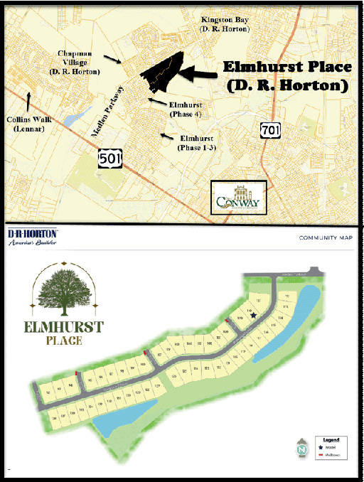 Elmhurst Place in Conway by D. R. Horton