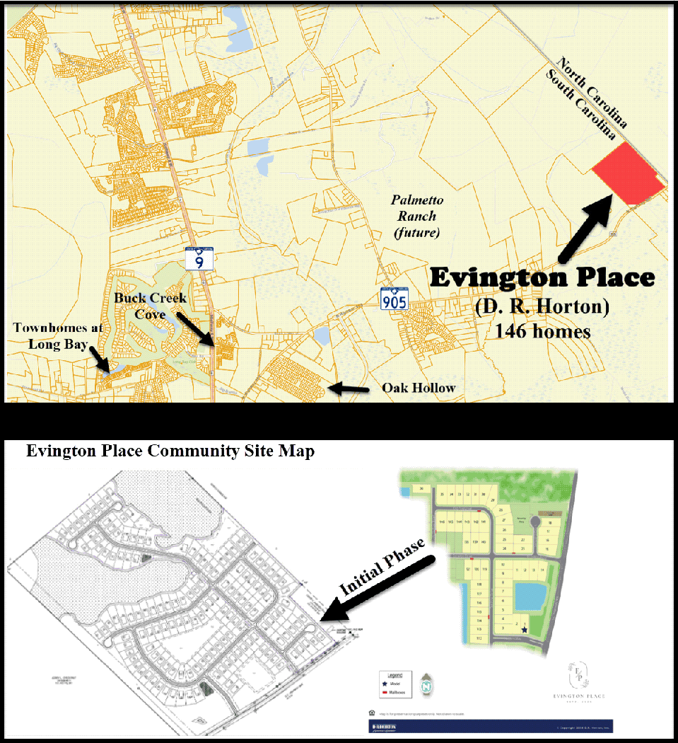 Evington Place in Longs, SC by D. R. Horton