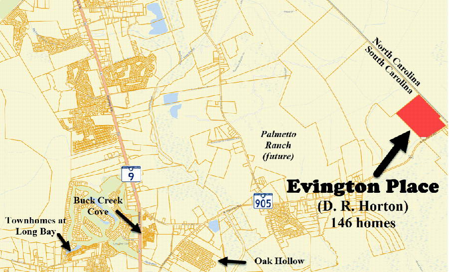 Evington Place in Longs by D. R. Horton