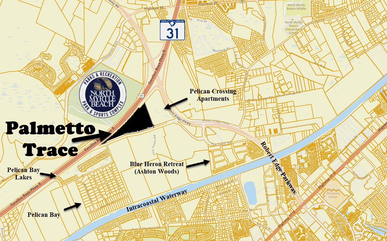 Palmetto Trace townhomes in North Myrtle Beach