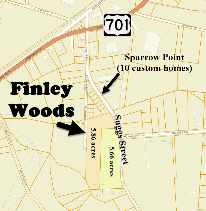 New home community Finley Woods in Loris, SC