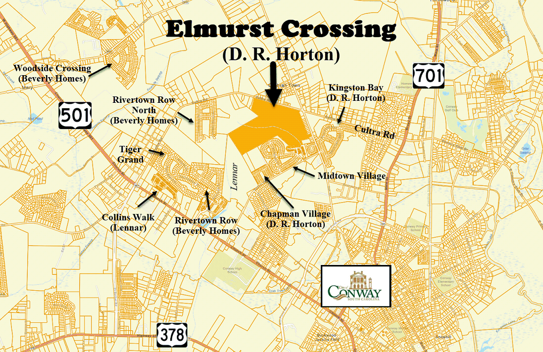 Elmhurst Crossing in Conway by D. R. Horton