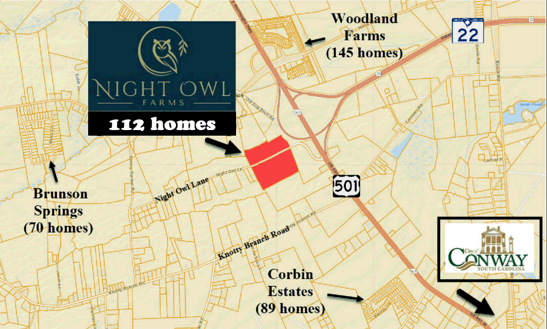 Night Owl Farms new home community in Conway