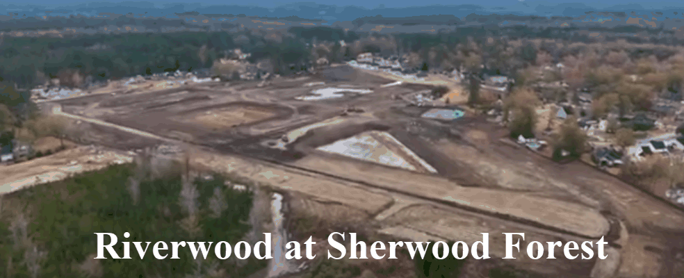 Land Development underway at Riverwood at Sherwood Forest