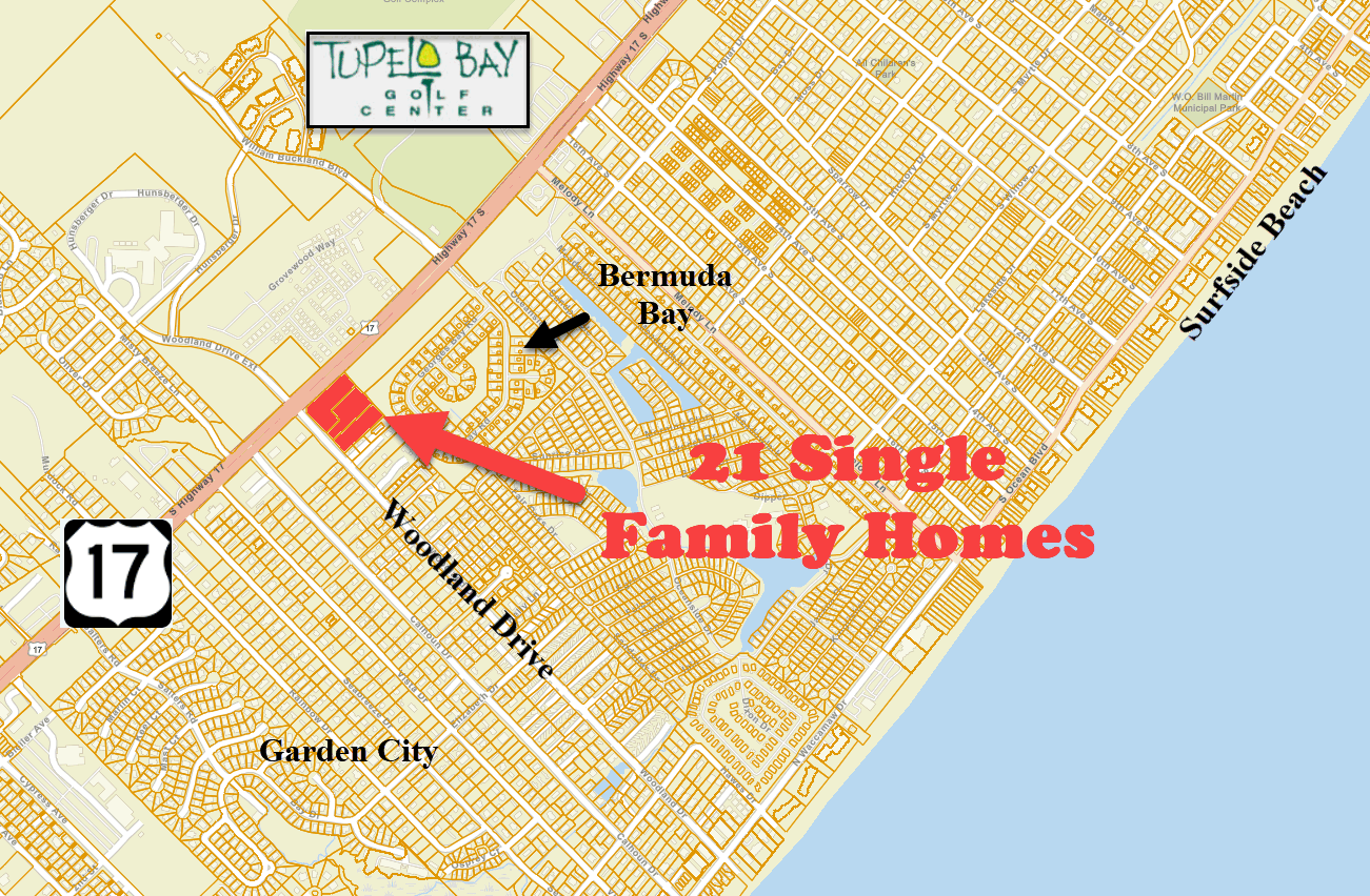 Woodland Drive - 21 single-family homes in Garden City