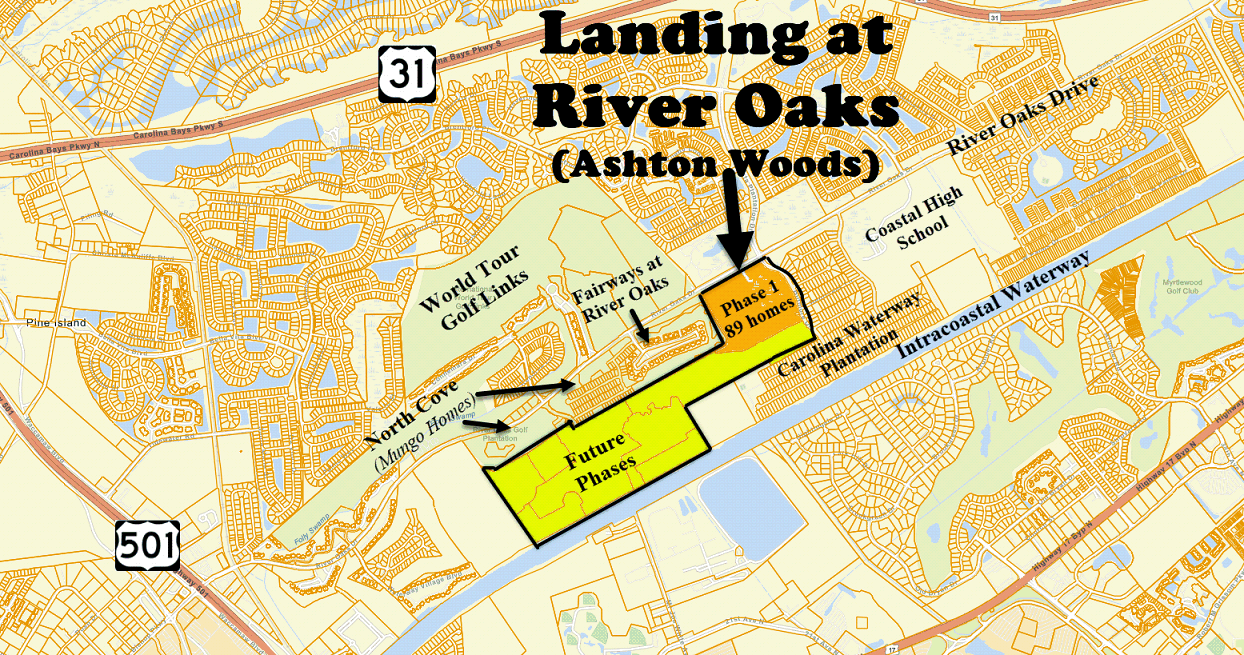 Landing at River Oaks in Carolina Forest by Ashton Woods