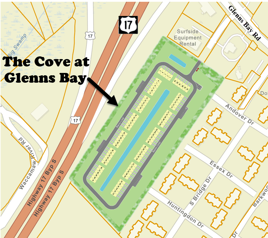 The Cove at Glenns Bay in Surfside by D. R. Horton