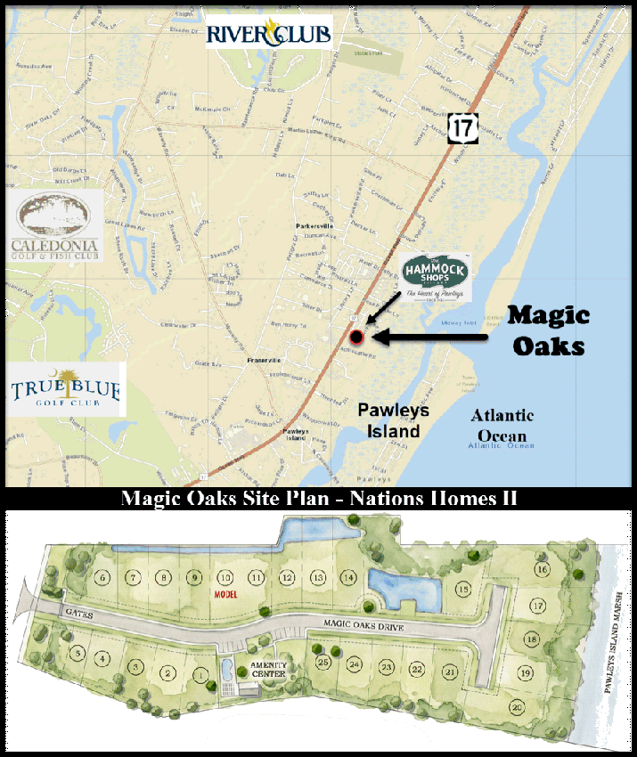 Magic Oaks in Pawleys Island