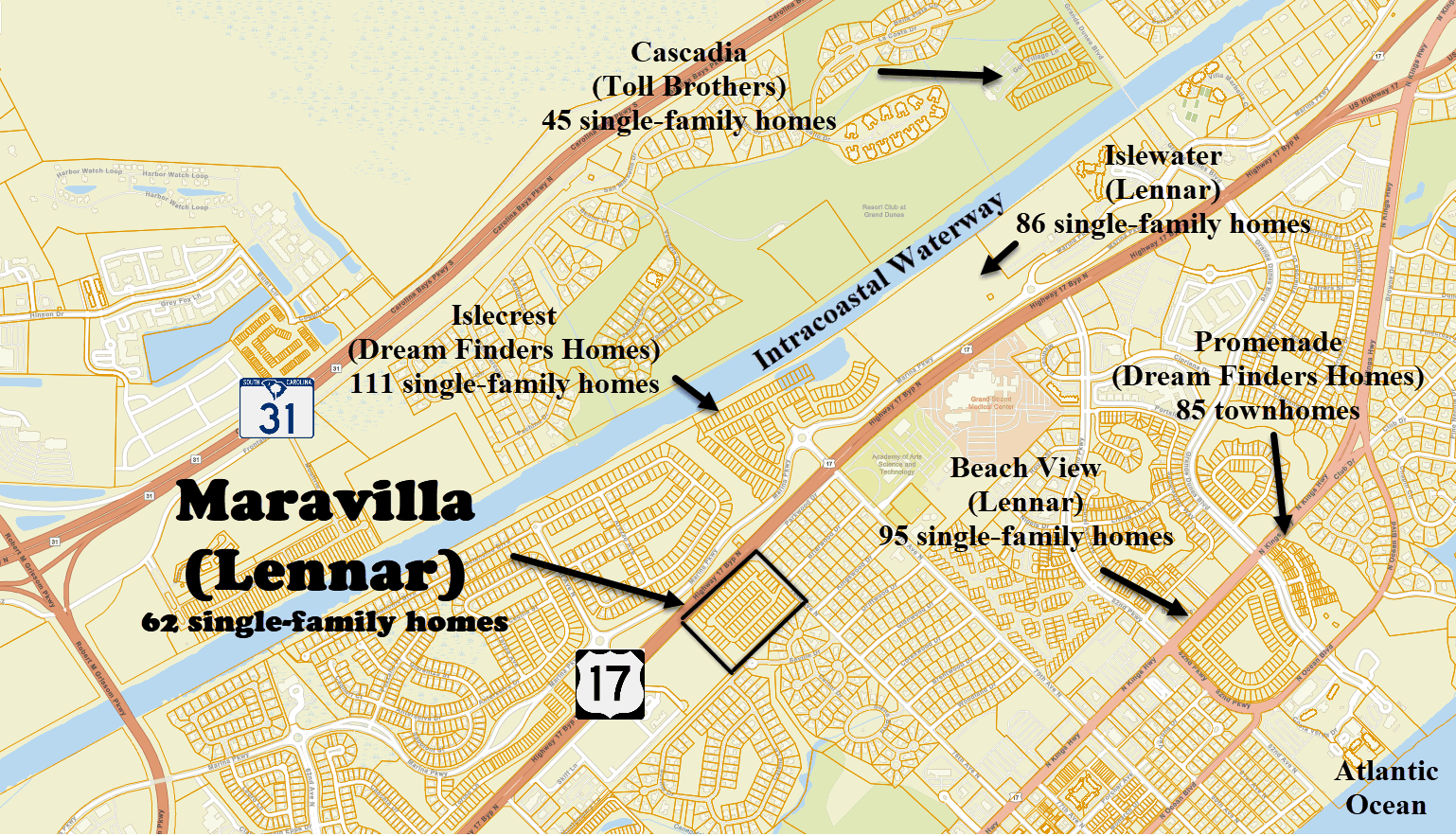 Maravilla in Grande Dunes by Lennar