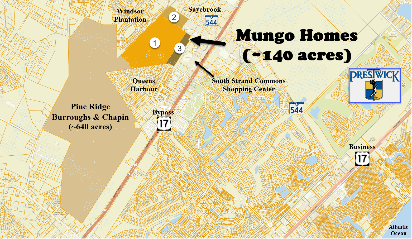 Mungo Homes building in Myrtle Beach