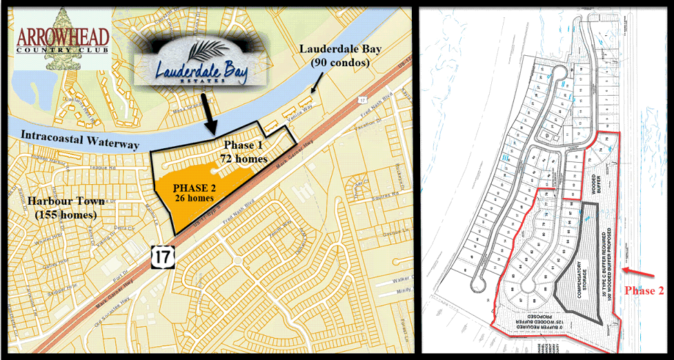 Phase 2 Lauderdale Bay Estates in Myrtle Beach