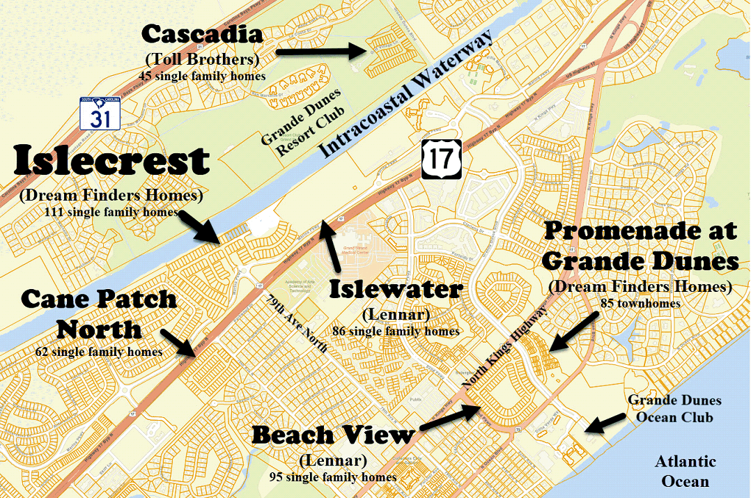 Islecrest at Grande Dunes in Myrtle Beach by Dream Finders Homes