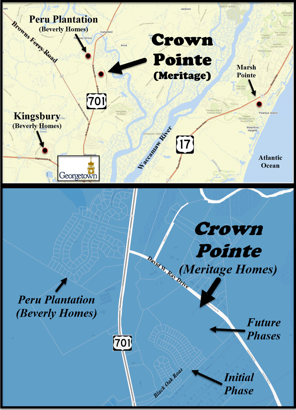 Crown Pointe in Georgetwon by Meritage Homes