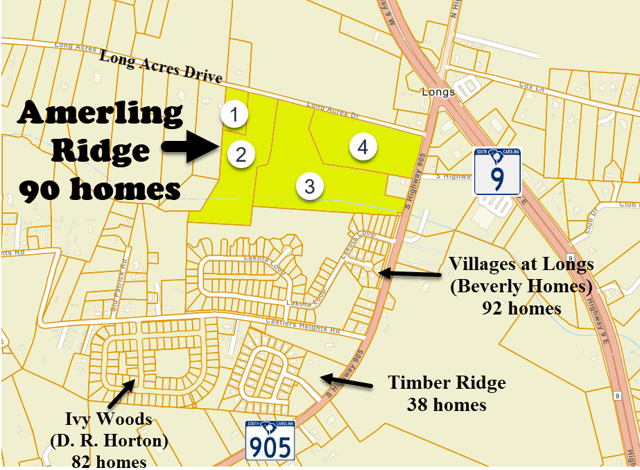 Amerking Ridge in Longs, SC