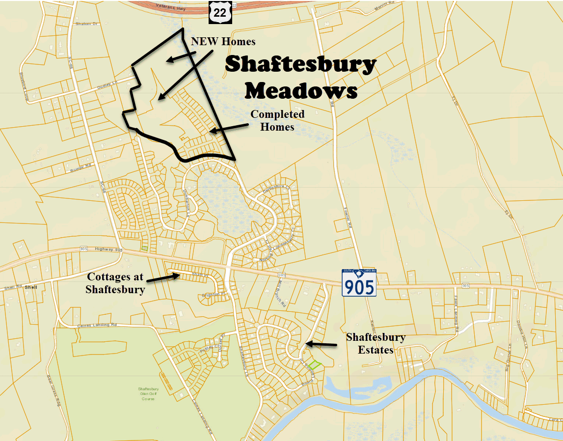 Shaftesbury Meadows new home community in Conway