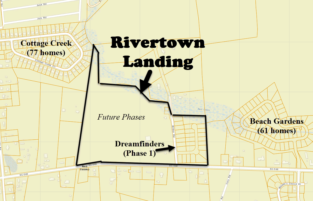 Rivertown Landing new home community in Conway