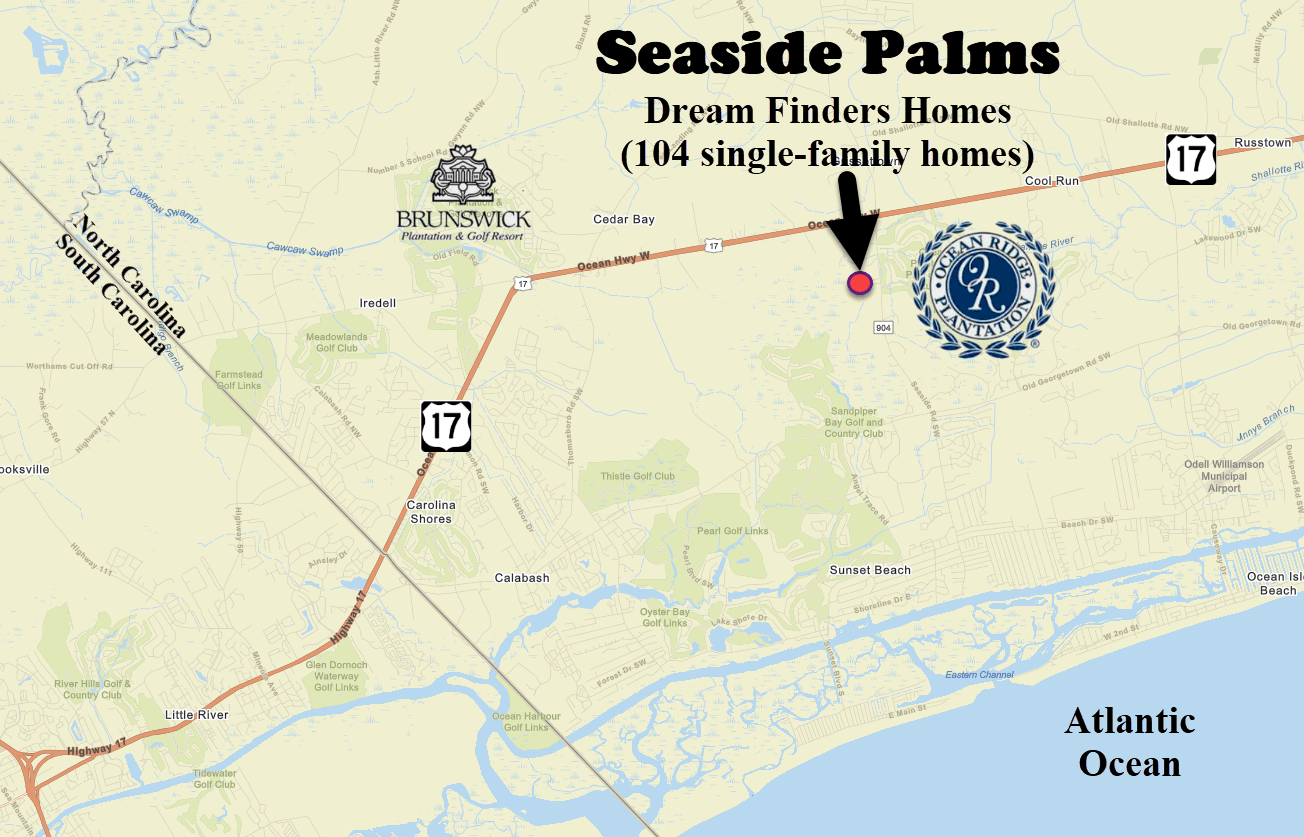 Seaside Palms in Sunset Beach by Dream Finders Homes