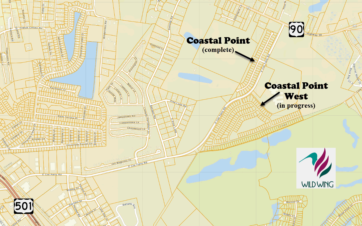Coast Point West new home community in Conway by Mungo Homes