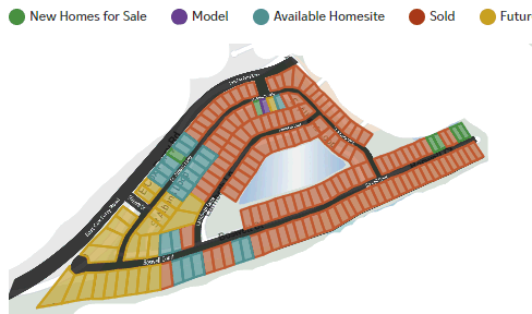 Coastal Point West Site Plan by Mungo Homes