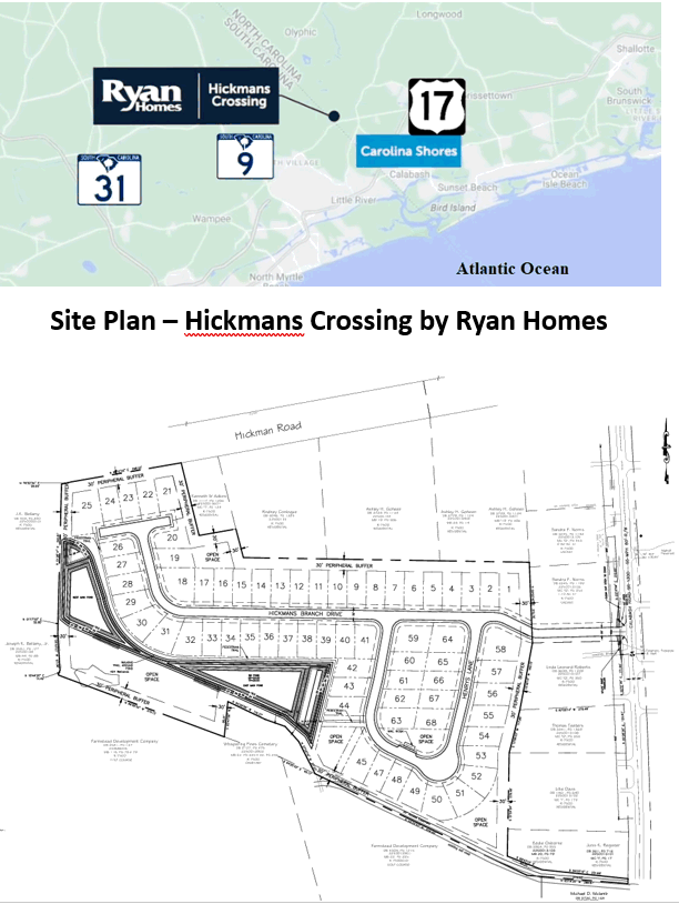 Hickmans Crossing in Calabash by Ryan Homes