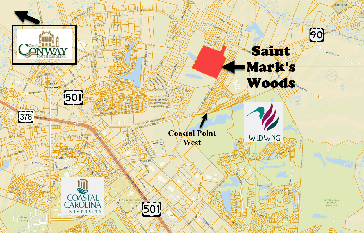 Saint Mark's Woods new home community in Conway