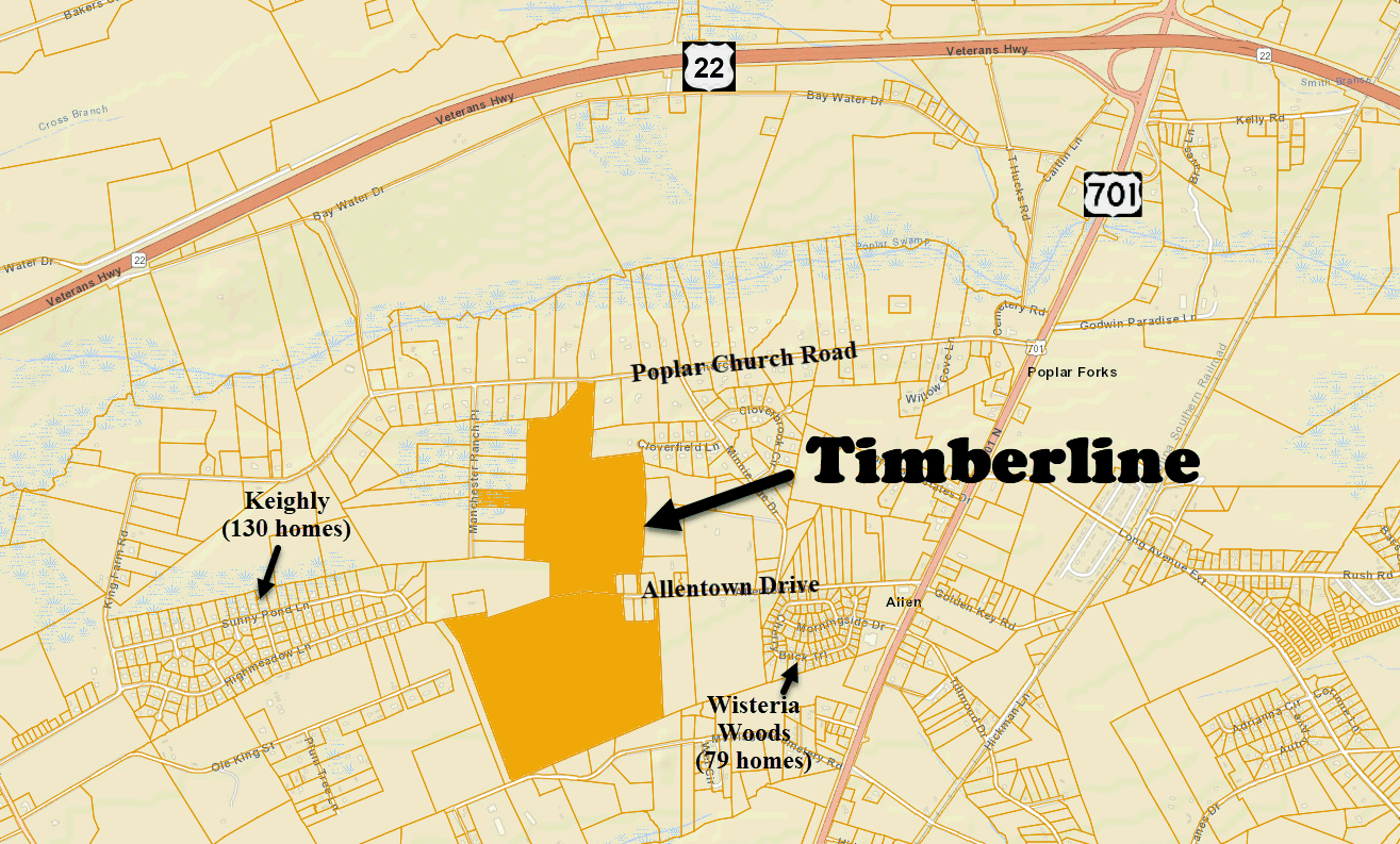 New home community of Timberline in Conway