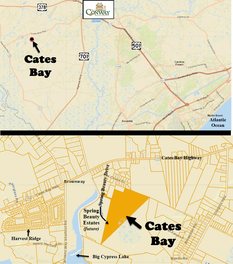 Cates Bay - new subdivision in Conway