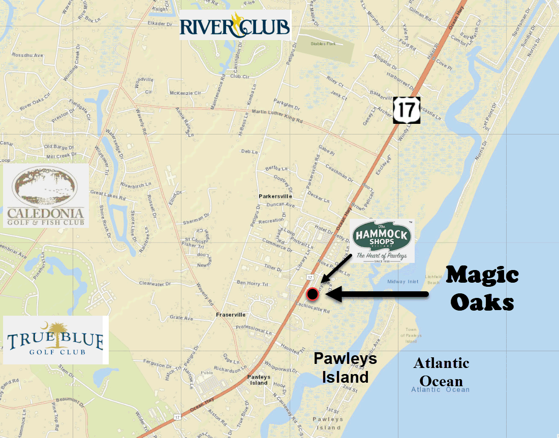 New home community of Magic Oaks in Pawleys Island