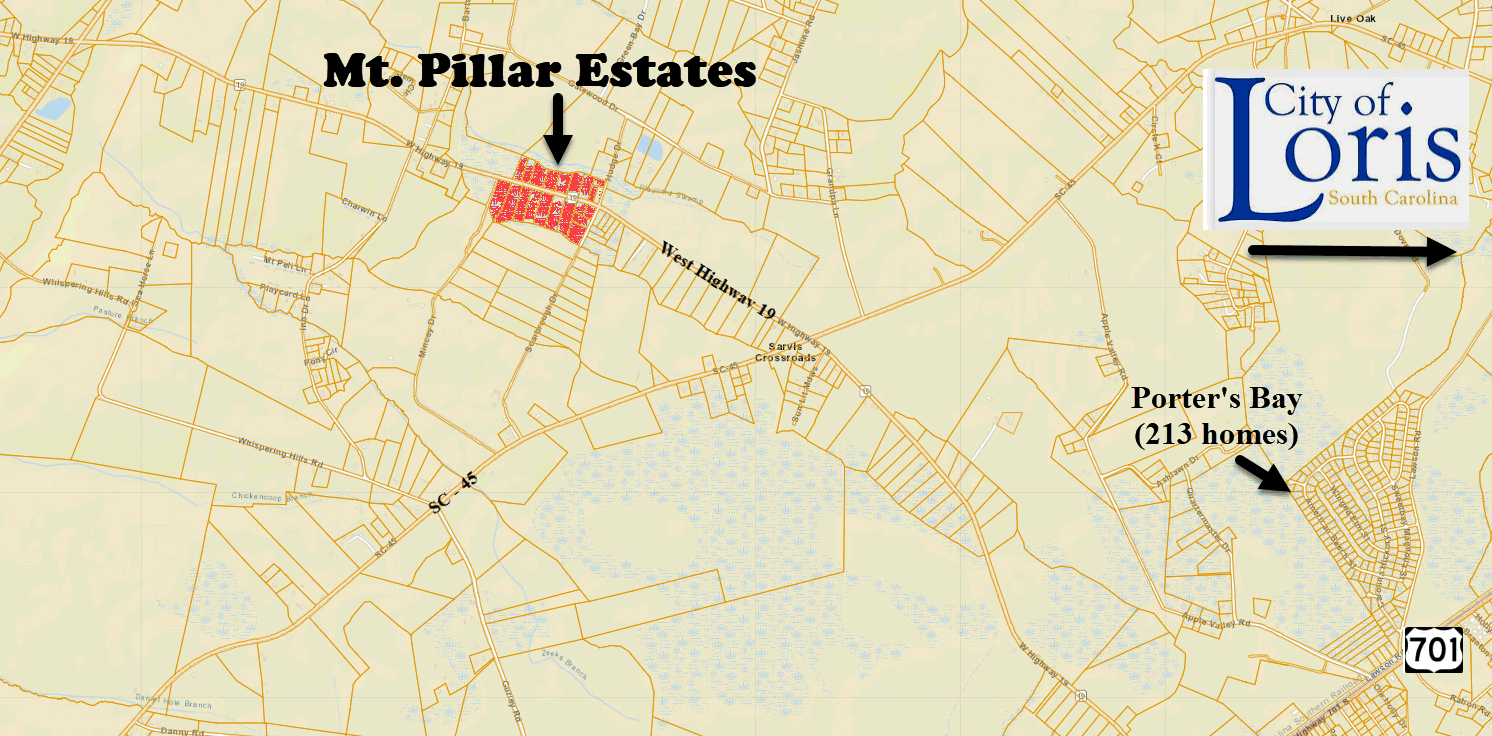 Mt. Pillar Estates new home community in Loris