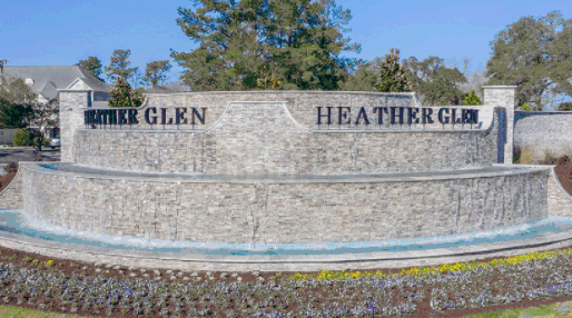 Heather Glen new home community in Little River.