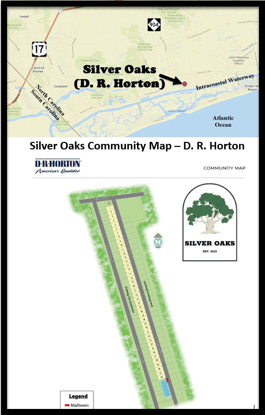 Silver Oaks in Ocean Isle Beach by D. R. Horton