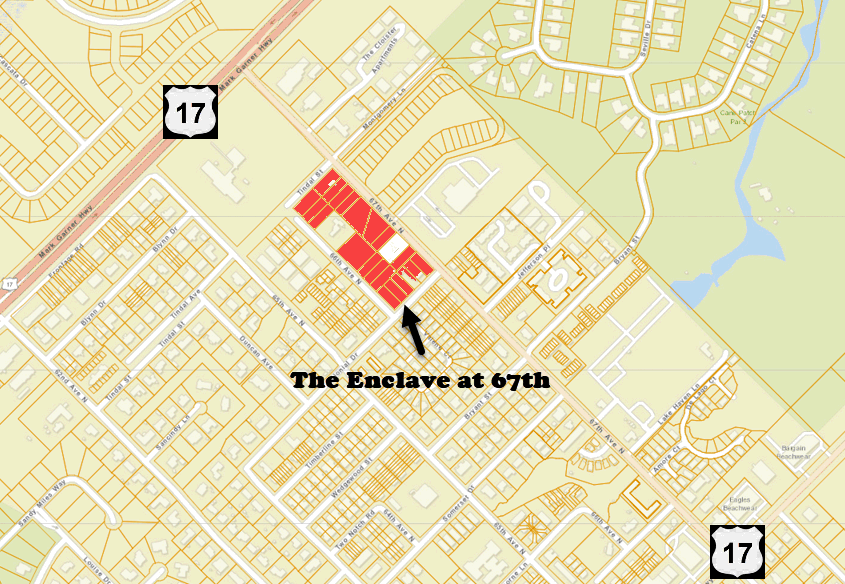 The Enclave at 67th new home community in Myrtle Beach by D. R. Horton