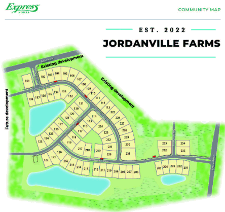 Jordanville Farms new home community in Galivants Ferry by D. R. Horton