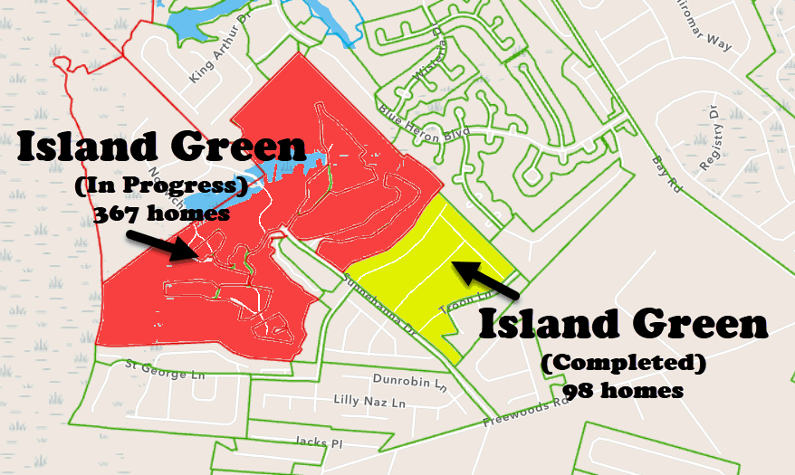 Island Green new home community in Socastee