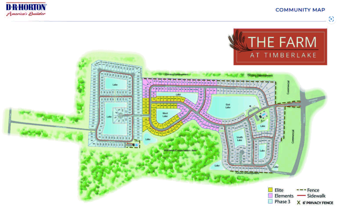 The Farm at Timberlake Community May by D. R. Horton