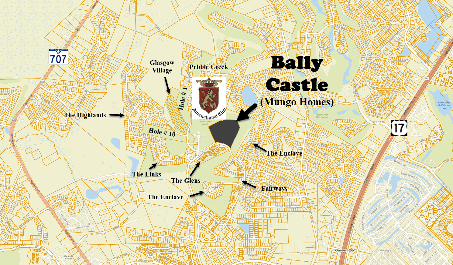 Bally Castle in Murrells Inlet by Mungo Homes