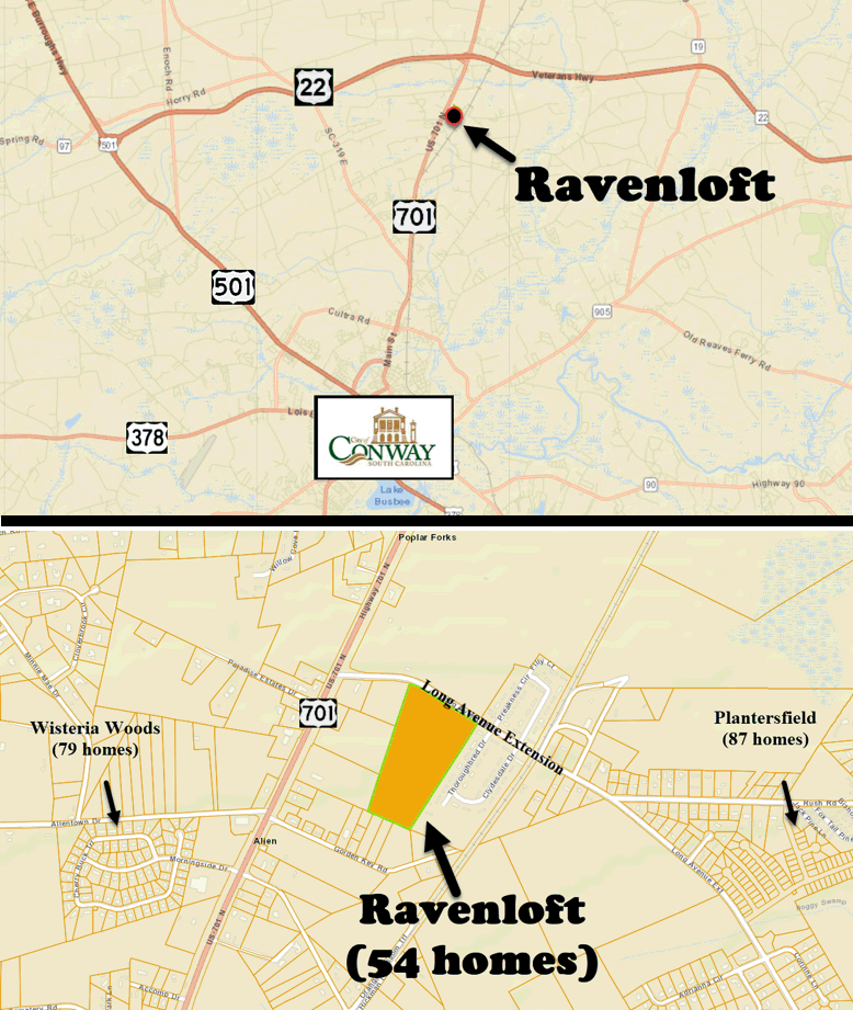 New home community of Ravenloft in Conway